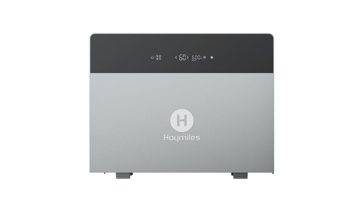 Plug-in thuisbatterij aan een stopcontact