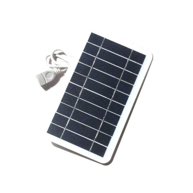 Mini zonnepaneel 2W met USB (5V)