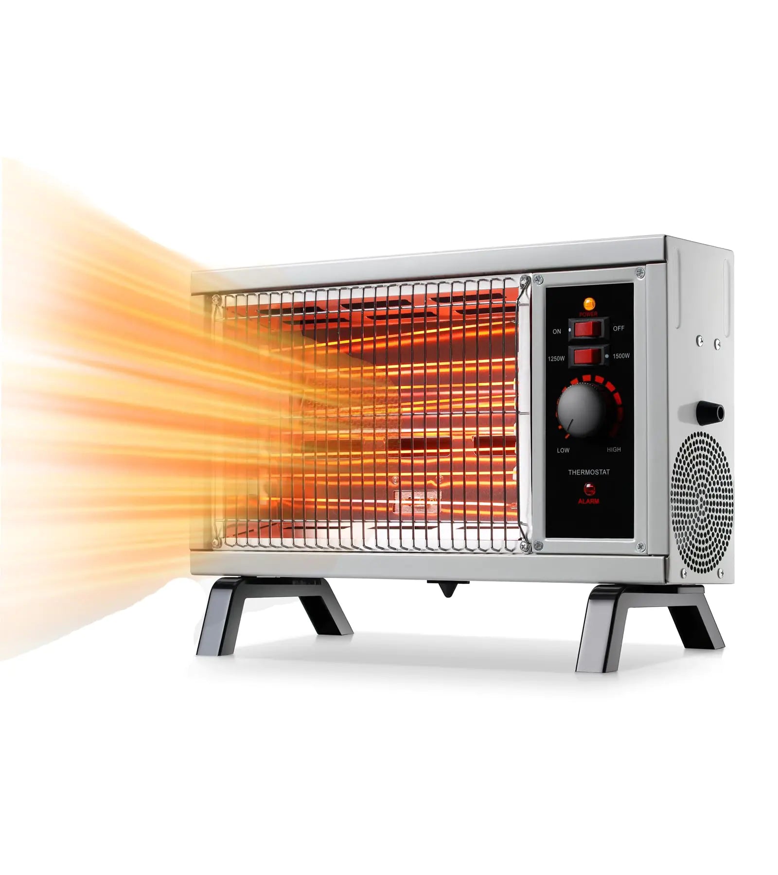 Draagbare stralingskachel 1500W met thermostaat