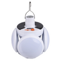 Opvouwbare solar campinglamp, dichtgeklapt