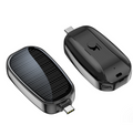 Mini solar powerbank 1.200 mAh – sleutelhanger