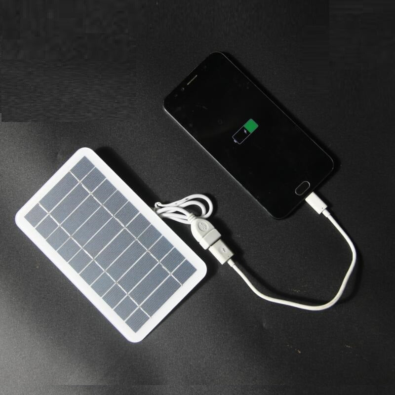 Mini zonnepaneel 2W met USB (5V)