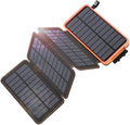 Solar powerbank 25.000 mAh – 4 uitklapbare panelen, QC 3.0