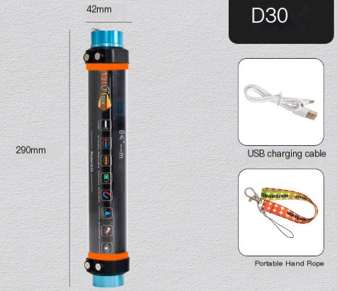 Campinglamp waterdicht – bereik tot 200 meter, USB oplaadbaar