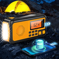 Noodradio met zwengel en zonnepaneel uit het noodpakket