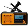 Noodradio DSP met zwengel en zonnepaneel – 4.000 mAh, scherm, waterdicht