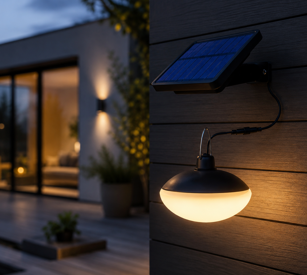 Solar buitenlamp met afstandsbediening – dimbaar & timer