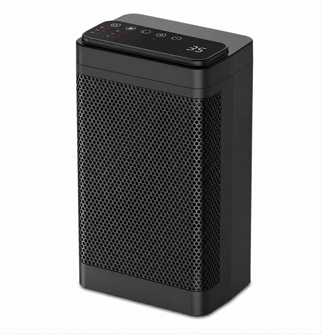 PTC-keramiekkachel voor bureau – tot 1500W met afstandsbediening