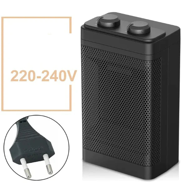 PTC-keramiekkachel voor bureau – tot 1500W met afstandsbediening