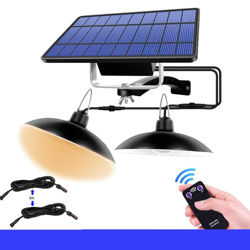 Solar buitenlamp met afstandsbediening – dimbaar & timer