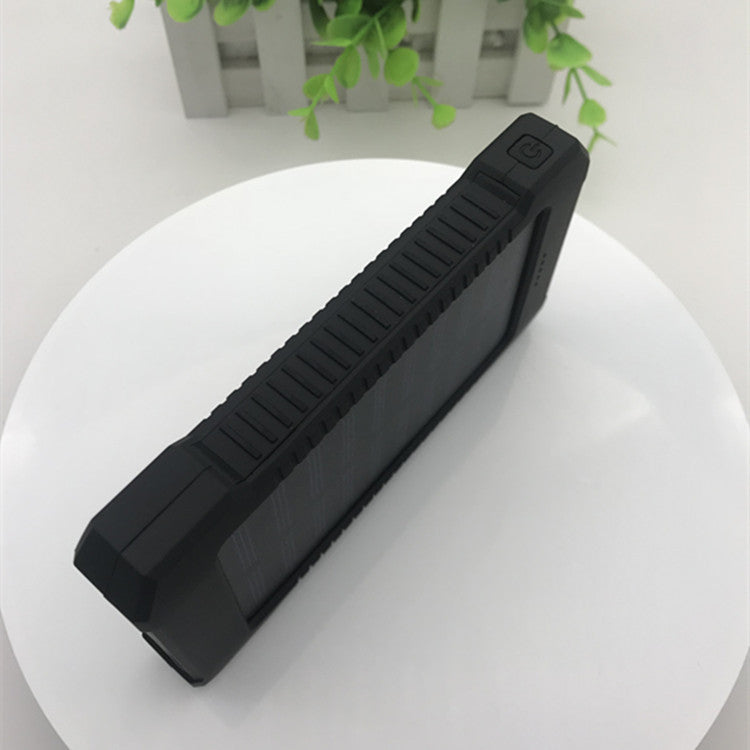 Solar powerbank 8.000 mAh – 9 LED-lampjes, twee USB-uitgangen