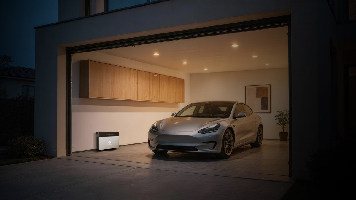 Hoymiles HiBattery in de garage